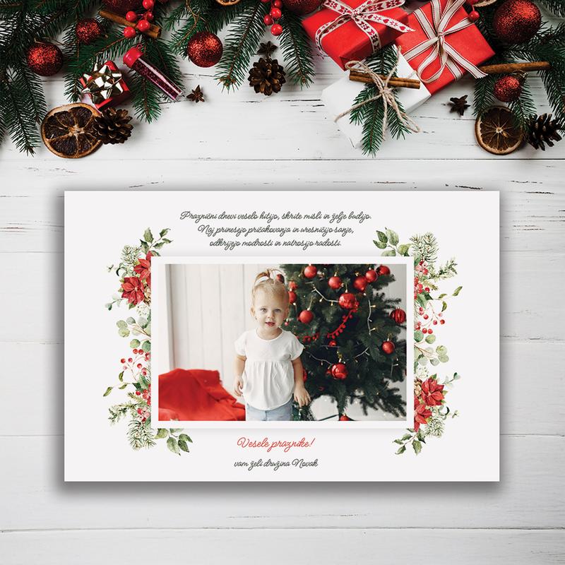 E-christmas card with photo - Holidays