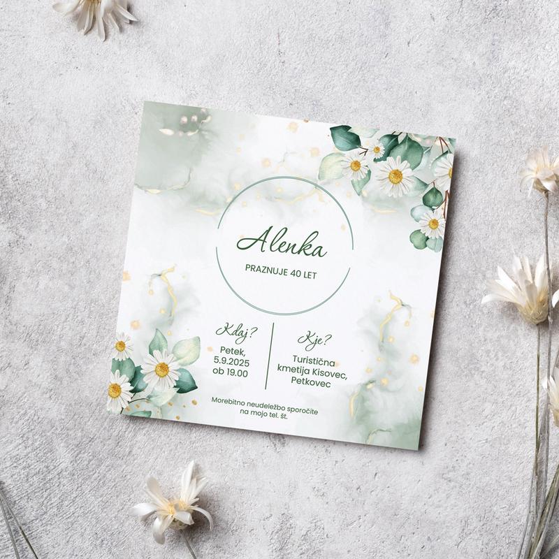 e-invite - Daisies e-invite - Daisies