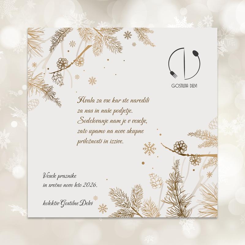 Božična elektronska voščilnica za podjetja