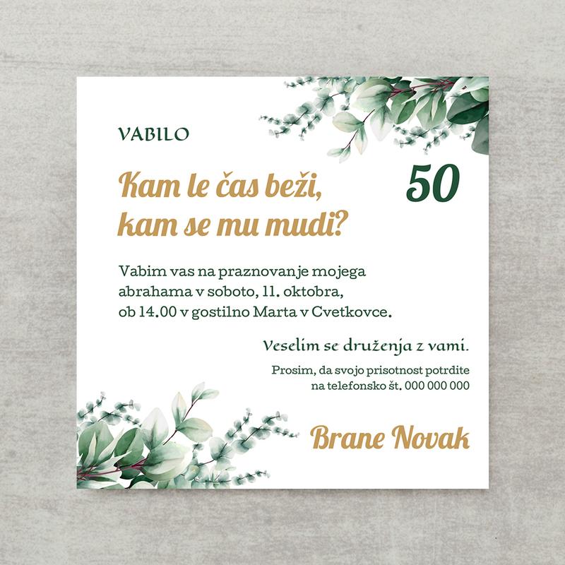 e-vabilo za rojstni dan - Čas e-vabilo za rojstni dan - Čas